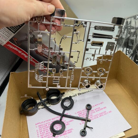 Vintage Model Car Kit  Lori Johns' Jolly Rancher Rail Dragster Revell - Picture 7 of 9